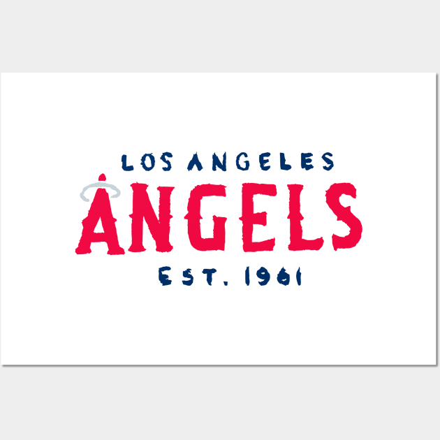 Los Angeles Angeeeels Wall Art by Very Simple Graph